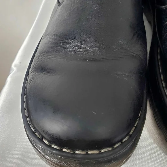 Dr. Martens Black Leather Orson Shoes 9M 10W - Picture 4 of 13